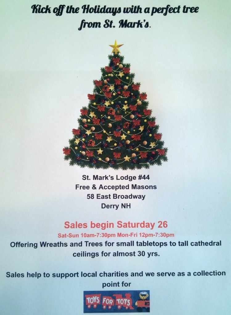2016 Christmas Tree Sale